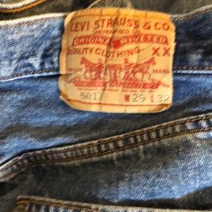 Men’s original Levi’s 501 Blue Jeans W29 L32
